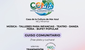 NACE CULTURA Y COMUNIDAD MAR AZUL: FIESTA ABIERTA EN LA CASA DE LA CULTURA
